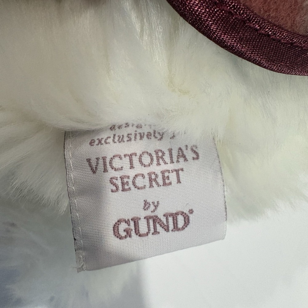 Victoria Secret Gund Plush Plaid Puppy Dog Lola‎ Rare Limited Edition 2001 Y2K - Picture 4 of 11